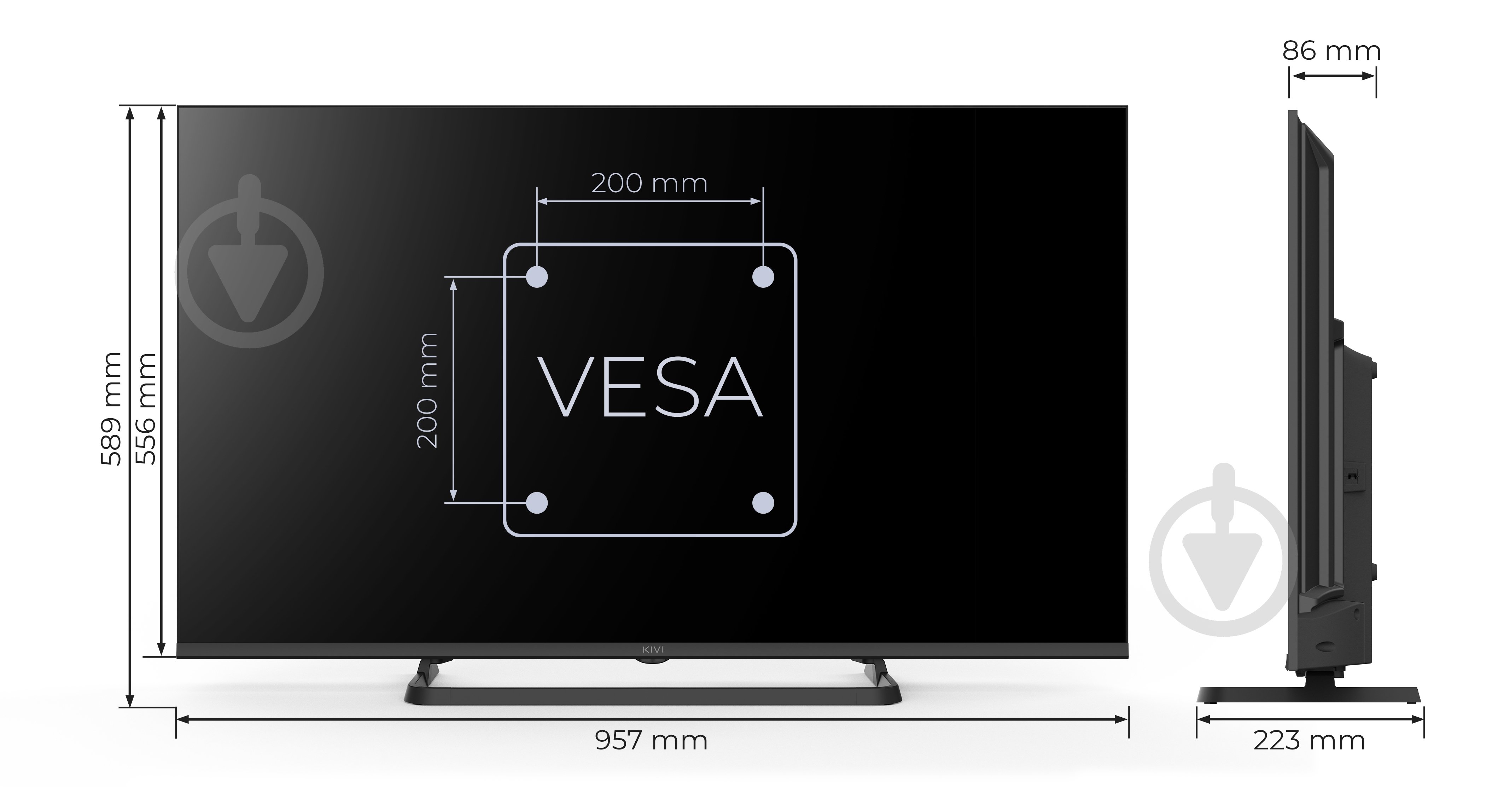 Телевизор Kivi 43U710QB Optima L5 - фото 7