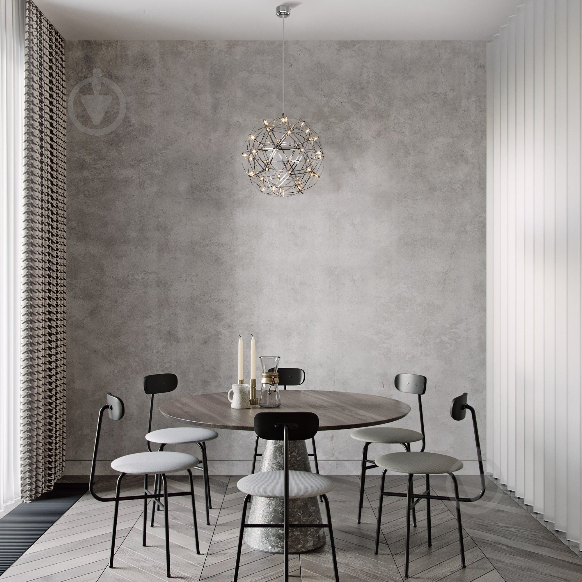 ВИТРИНА! Подвес Strotskis Plesso LED 25 Вт 434/1 (хром) - фото 4