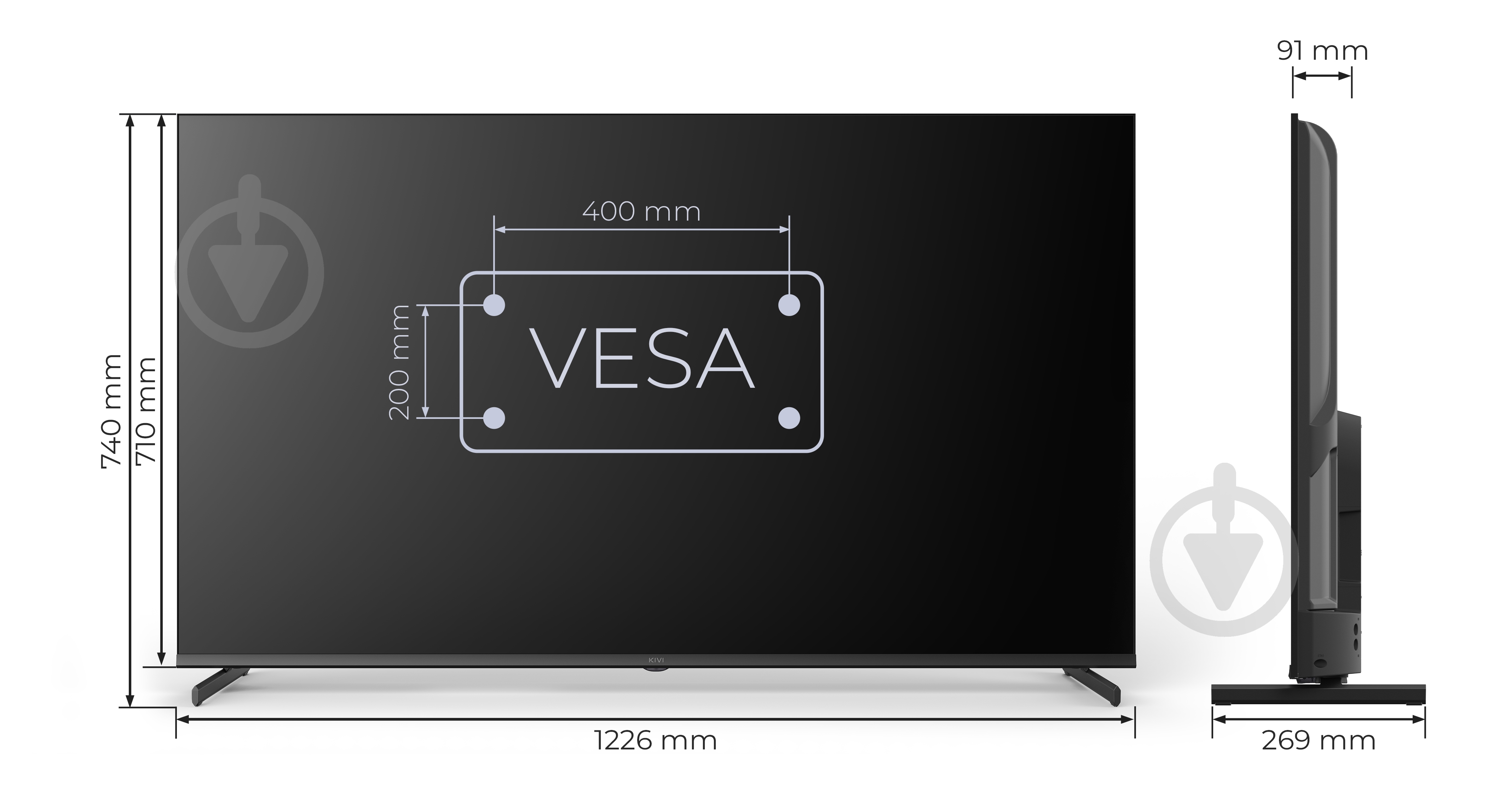 Телевизор Kivi 55U710QB Optima L5 - фото 10