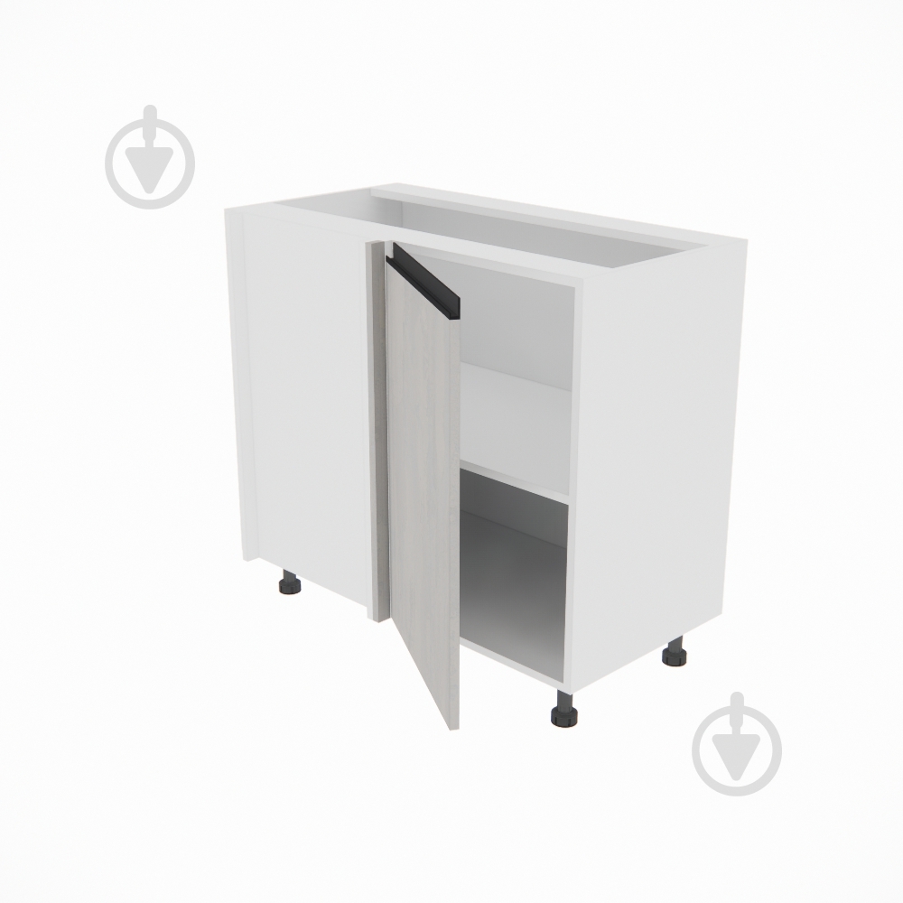 Тумба нижня Софі (Н 100 права) шовковий камінь/білий Світ Меблів - фото 2