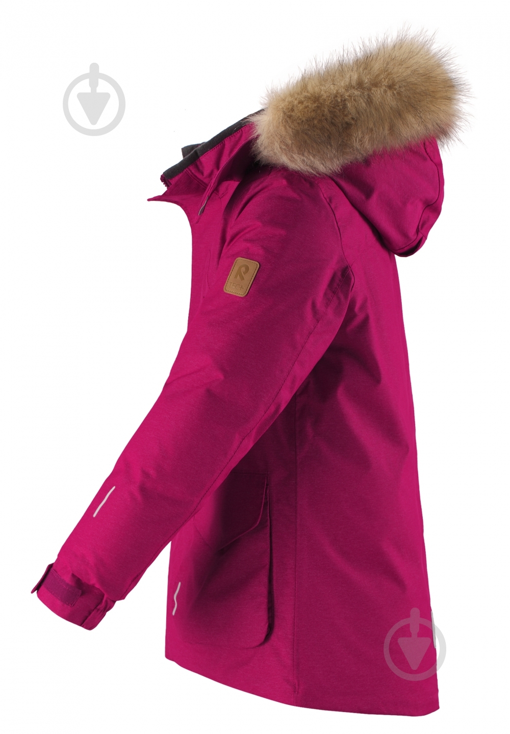 Куртка-пуховик для девочки Reima Reimatec+ Ugra р.152 вишневый 531375-3690 - фото 3