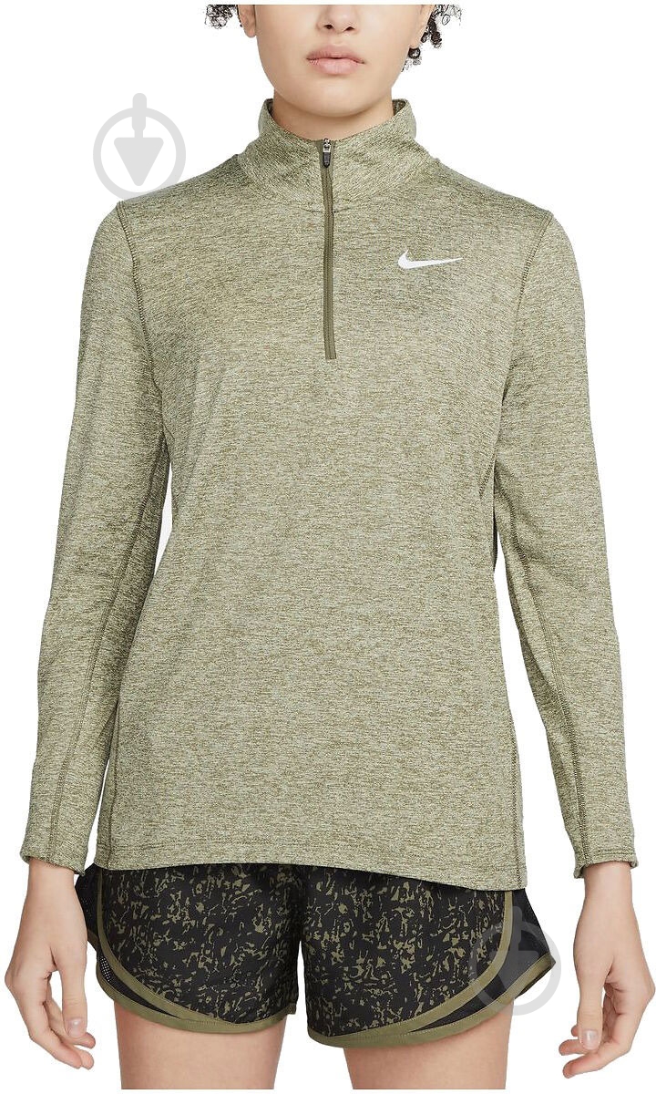 Лонгслив Nike Element CU3220-222 р.XL зеленый - фото 1