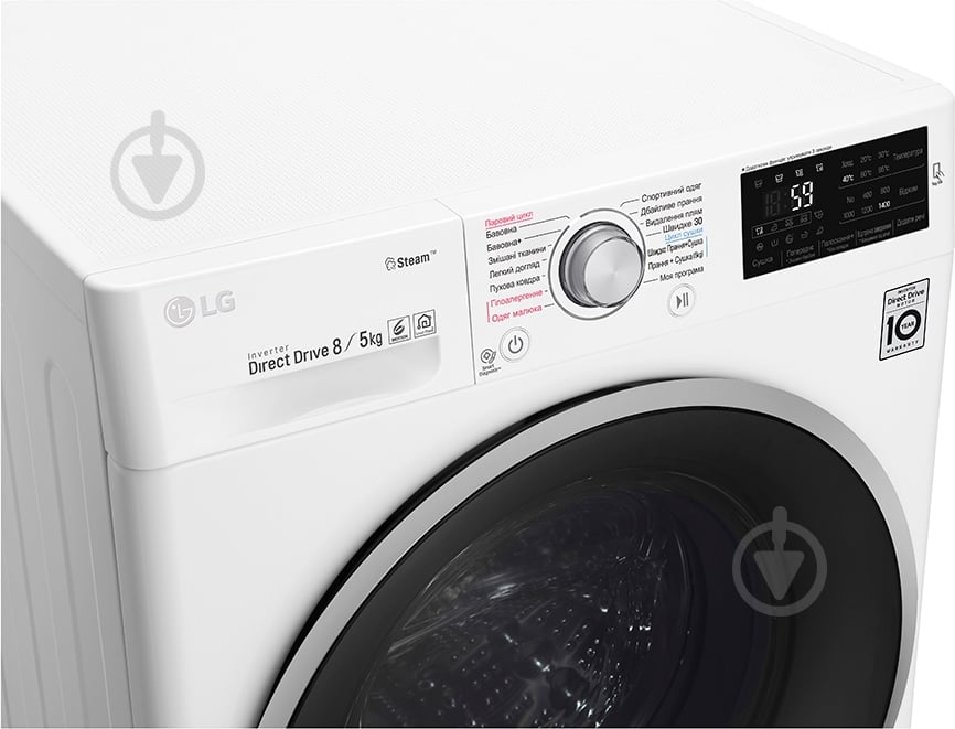 Стиральная машина с сушкой LG F4J6TG1W - фото 12