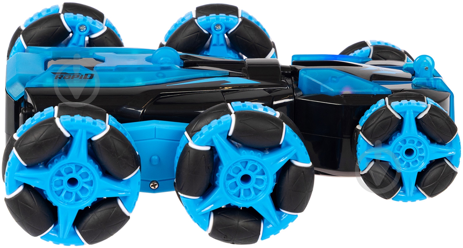 Автомобіль на радіокеруванні OTAMANKO Трюковий всюдихід UPSIDE DOWN блакитний 532.02.34 - фото 3 Автомобіль на радіокеруванні OTAMANKO Трюковий всюдихід UPSIDE DOWN блакитний 532.02.34 - фото 3