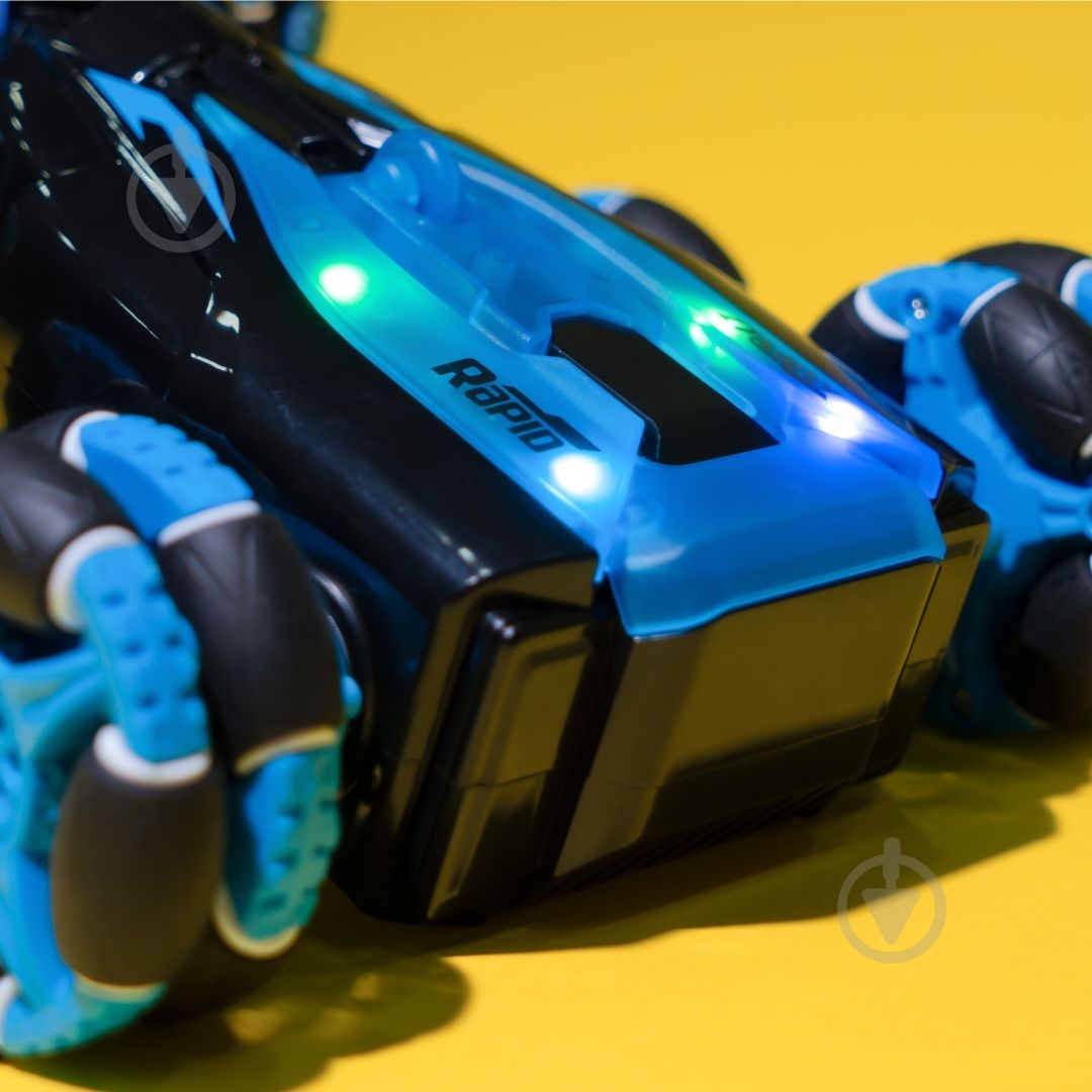 Автомобіль на радіокеруванні OTAMANKO Трюковий всюдихід UPSIDE DOWN блакитний 532.02.34 - фото 5 Автомобіль на радіокеруванні OTAMANKO Трюковий всюдихід UPSIDE DOWN блакитний 532.02.34 - фото 5