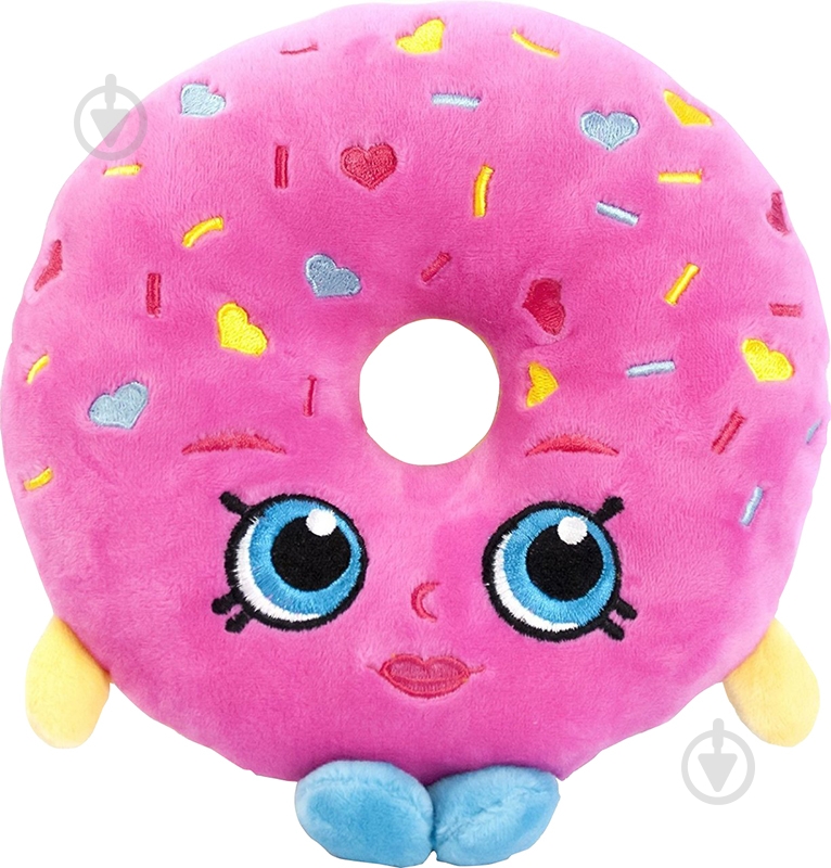 Мягкая игрушка Shopkins Пончик Полли 20 см розовый 31632 - фото 1