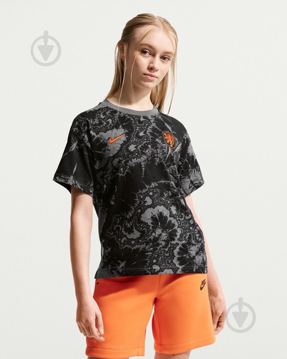 Футболка Nike KNVB U NK AOP TEE IQ2196-068 р.L разноцветный - фото 1