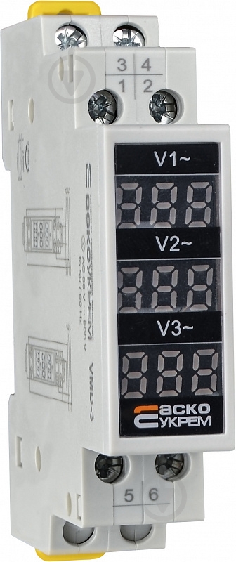 Вольтметр Аско-Укрем VMD-3 (AC 80-500 V) - фото 1 Вольтметр Аско-Укрем VMD-3 (AC 80-500 V) - фото 1