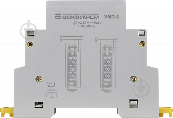 Вольтметр Аско-Укрем VMD-3 (AC 80-500 V) - фото 2 Вольтметр Аско-Укрем VMD-3 (AC 80-500 V) - фото 2