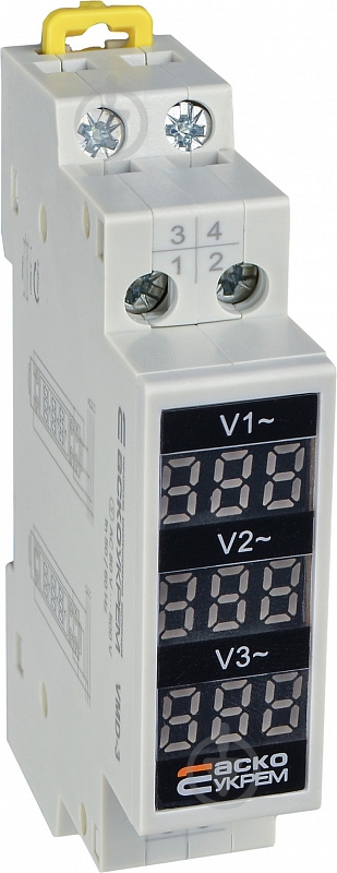 Вольтметр Аско-Укрем VMD-3 (AC 80-500 V) - фото 3 Вольтметр Аско-Укрем VMD-3 (AC 80-500 V) - фото 3