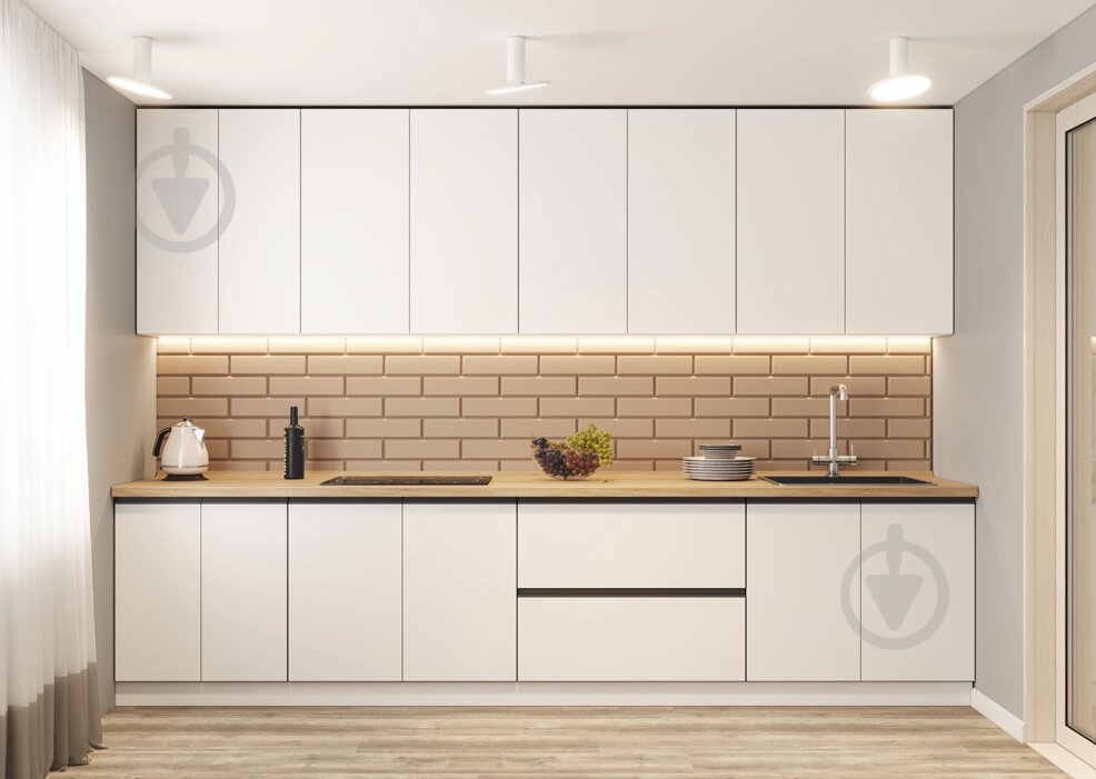 Пенал Софі (П 60 ДШ (920)) шовковий камінь/білий Світ Меблів - фото 3 Пенал Софі (П 60 ДШ (920)) шовковий камінь/білий Світ Меблів - фото 3