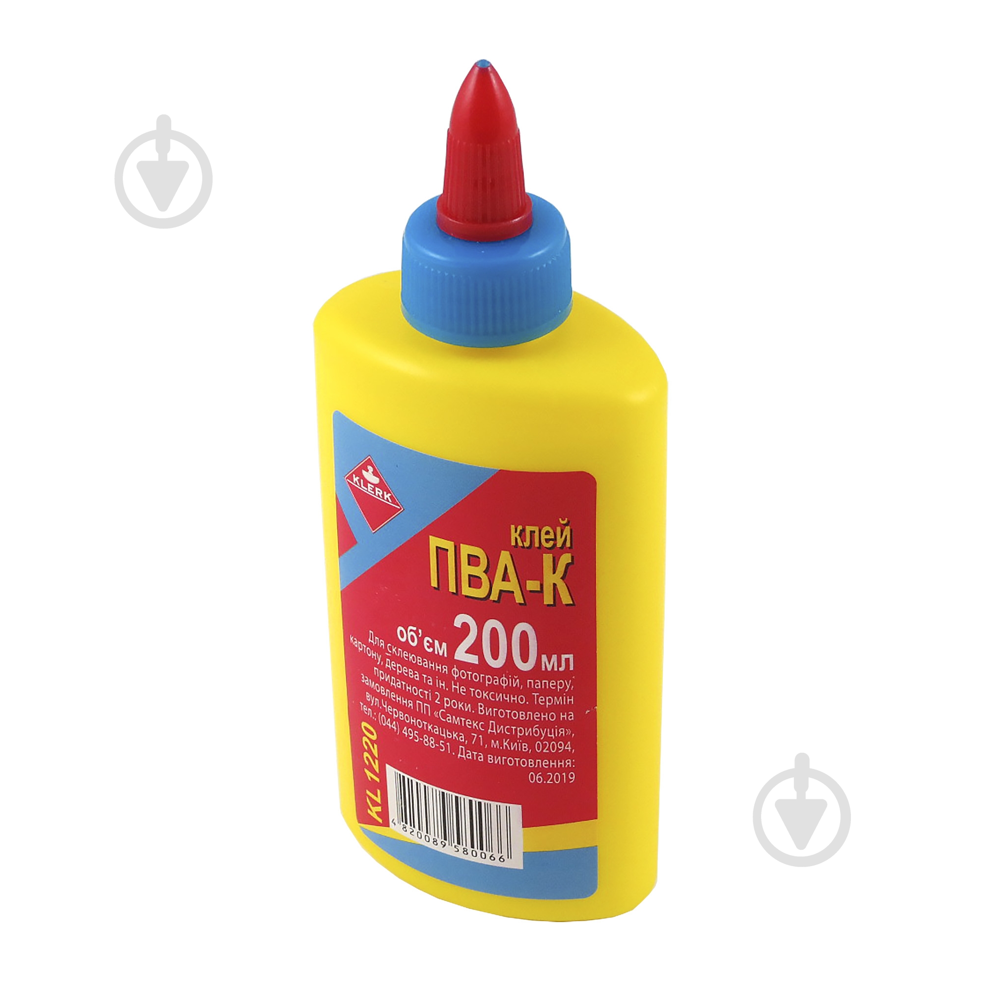 Клей ПВА 200 мл KL1220 Klerk - фото 1 Клей ПВА 200 мл KL1220 Klerk - фото 1