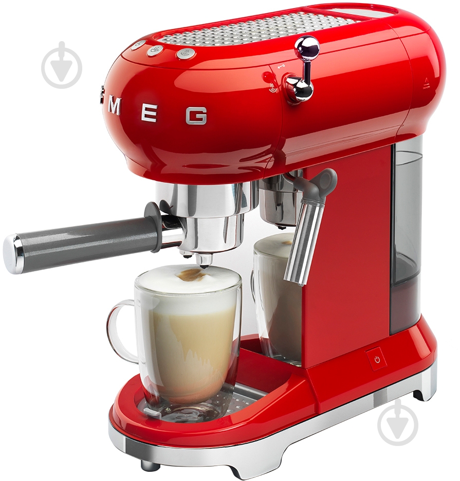 Кофеварка рожковая Smeg ECF01RDEU - фото 3