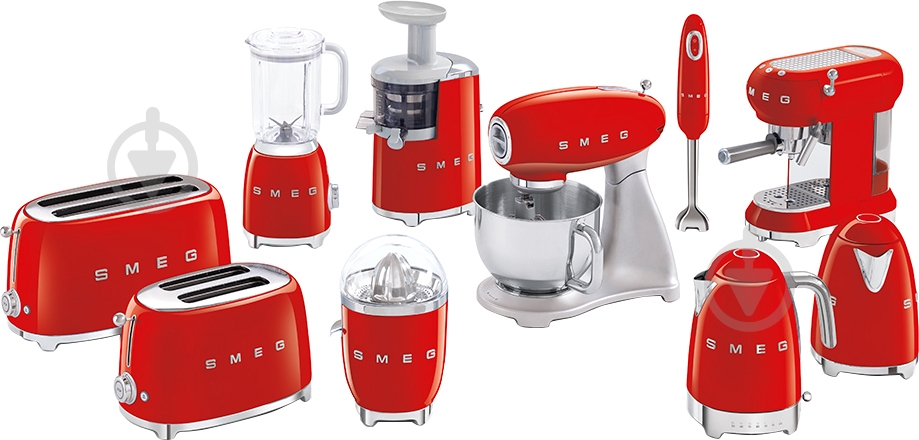 Кофеварка рожковая Smeg ECF01RDEU - фото 4