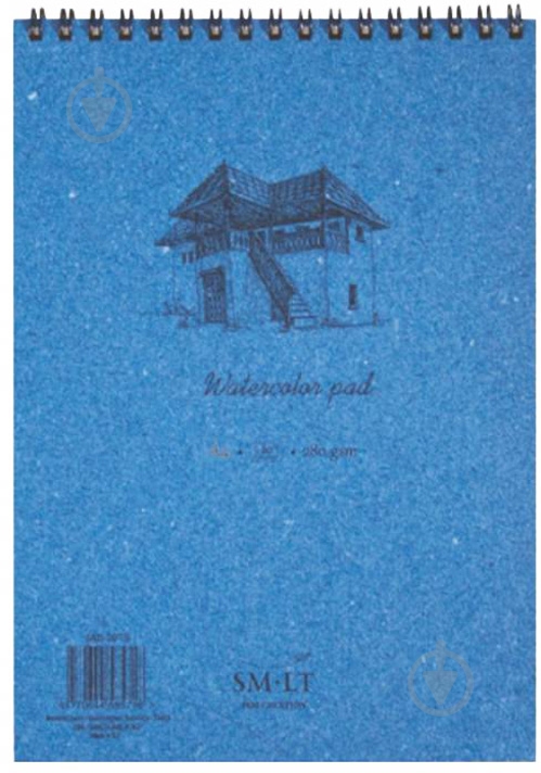 Альбом для акварелі AUTHENTIC A4 31,5х21 см 280 г/м² 35 сторінок Smiltainis - фото 1 Альбом для акварелі AUTHENTIC A4 31,5х21 см 280 г/м² 35 сторінок Smiltainis - фото 1