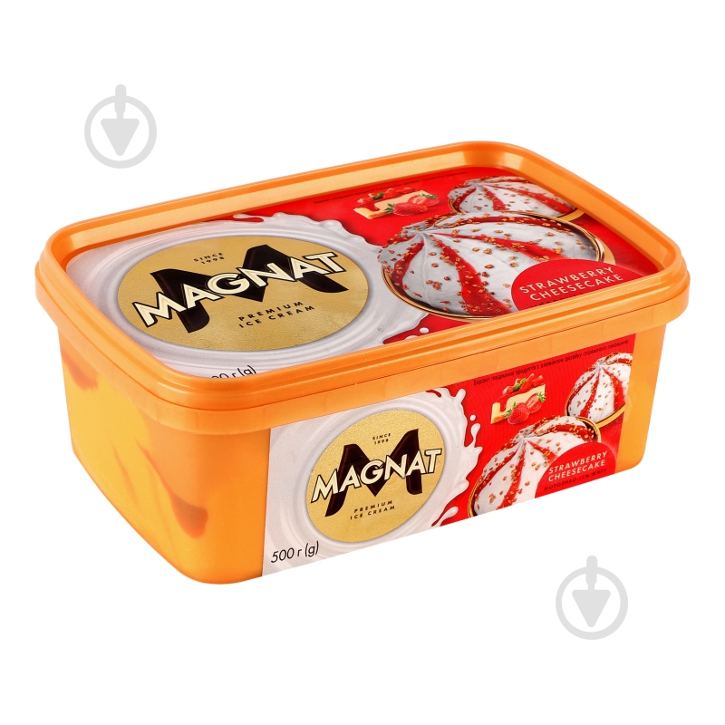 Морозиво Magnat 12% Strawberry Сheesecake 500 г - фото 2