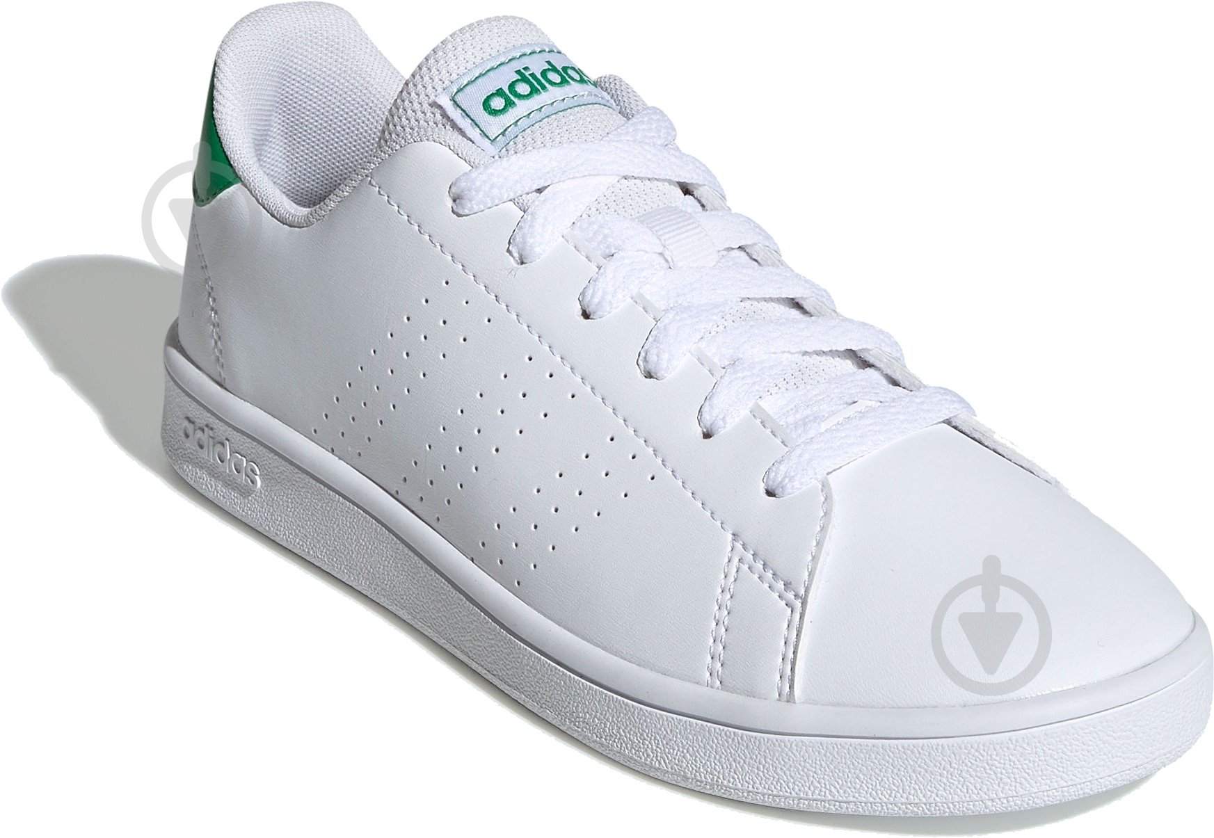 Кроссовки детские демисезонные Adidas ADVANTAGE K EF0213 р.38 2/3 белые - фото 3