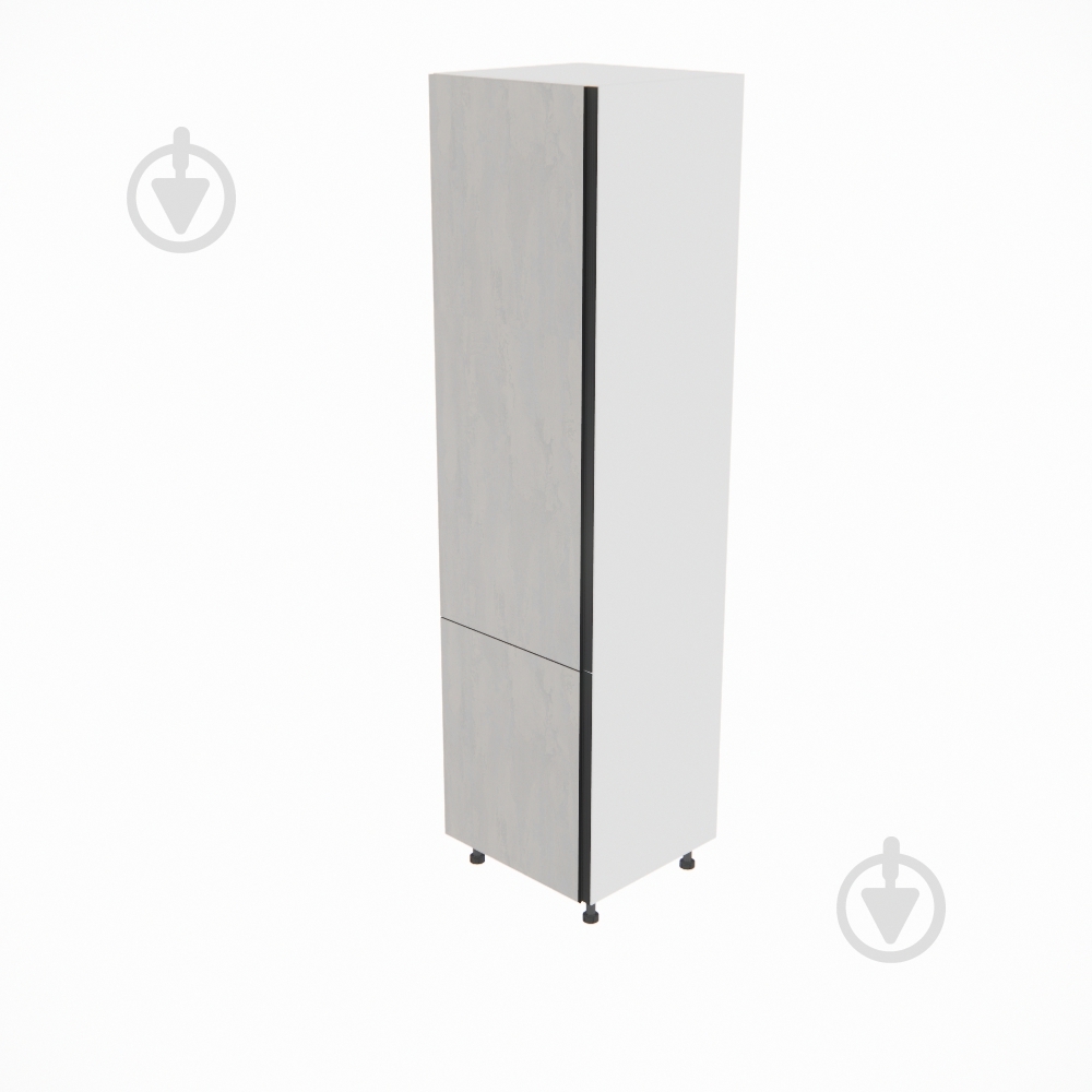 Шкаф под холодильник Софи (П 60 Х (920)) шелковый камень/белый Світ Меблів - фото 1 Шкаф под холодильник Софи (П 60 Х (920)) шелковый камень/белый Світ Меблів - фото 1