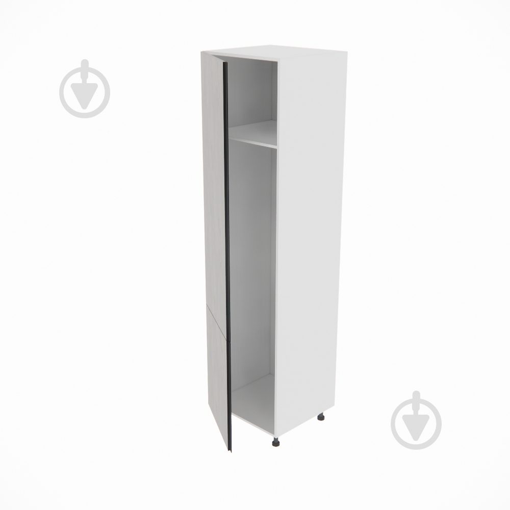 Шкаф под холодильник Софи (П 60 Х (920)) шелковый камень/белый Світ Меблів - фото 2 Шкаф под холодильник Софи (П 60 Х (920)) шелковый камень/белый Світ Меблів - фото 2