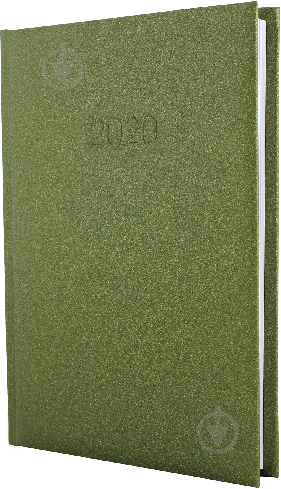 Дневник датированный зеленый линия Economix Sand A5 2020 E21699-04 - фото 1