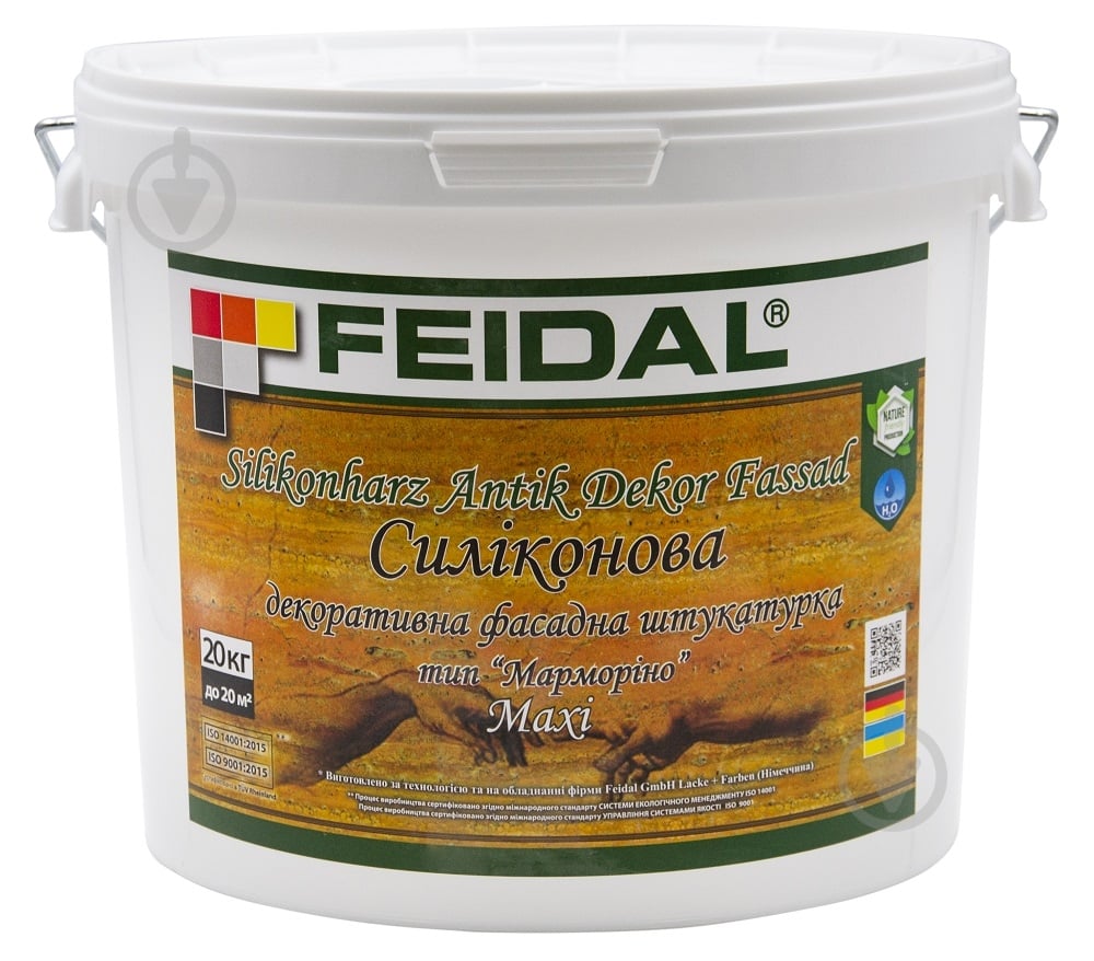 Декоративна штукатурка моделювальна Feidal Silikonharz Antik Dekor Fassad 20 кг білий - фото 1