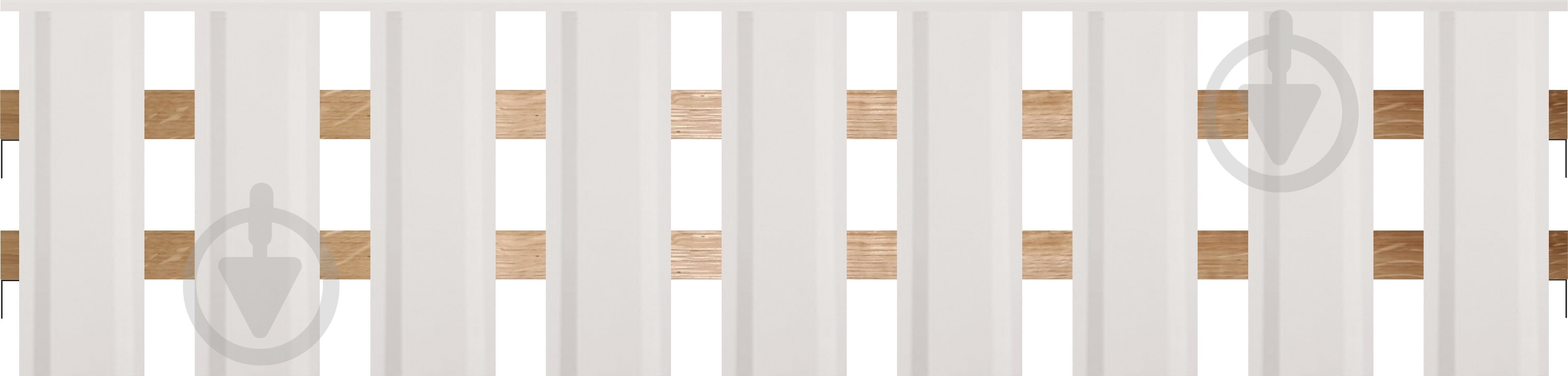 Декоративна огорожа Евроштакет Парканчик 300х1250 мм білий - фото 1 Декоративна огорожа Евроштакет Парканчик 300х1250 мм білий - фото 1