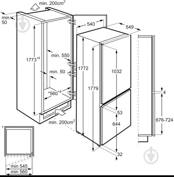Встраиваемый холодильник AEG SCR41811LS - фото 5