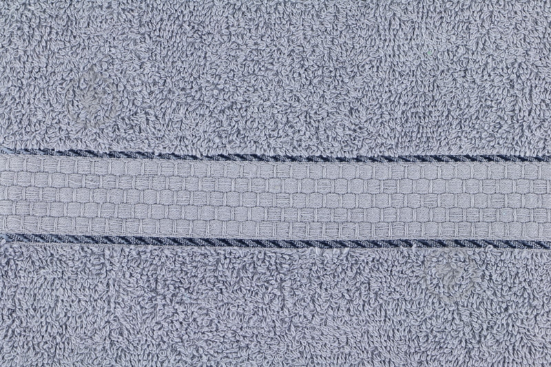 Рушник 50x90 см сірий Aisha Home Textile - фото 2