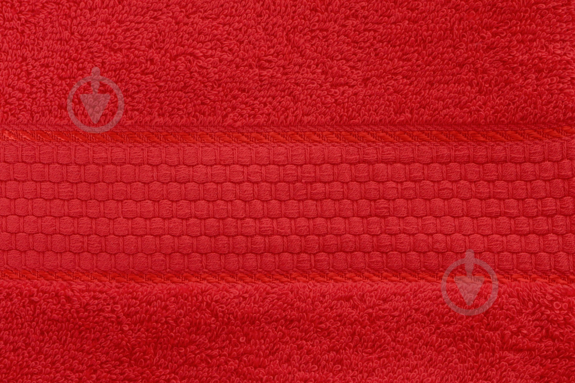 Рушник 70x140 см червоний Aisha Home Textile - фото 2