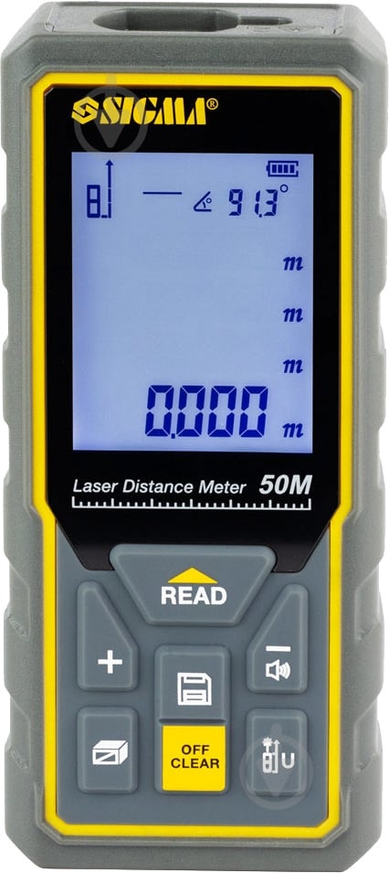 Дальномер лазерный Sigma 50 м 3727411 - фото 1