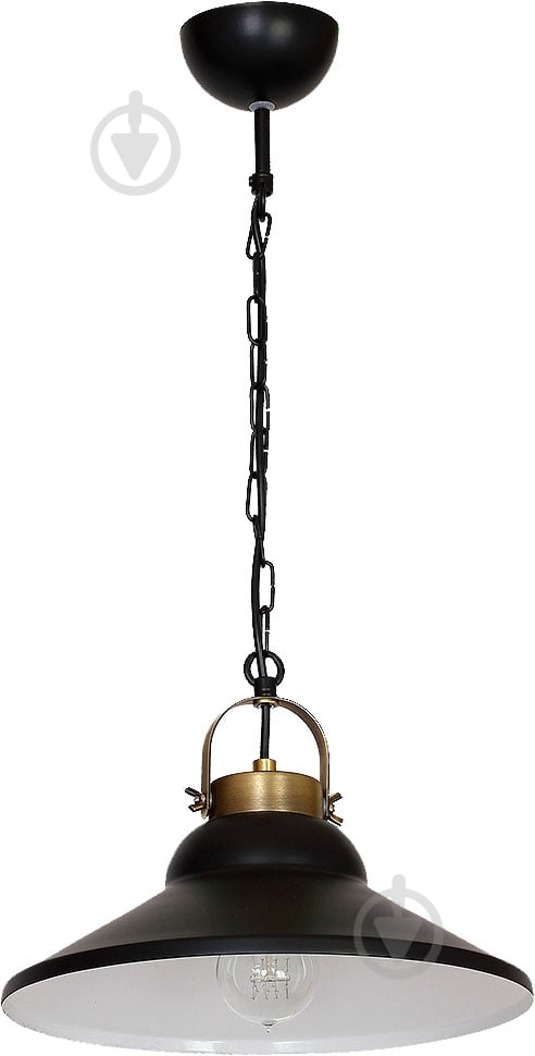 Подвес LUMINEX Iron 1x60 Вт E27 черный 6207 - фото 1