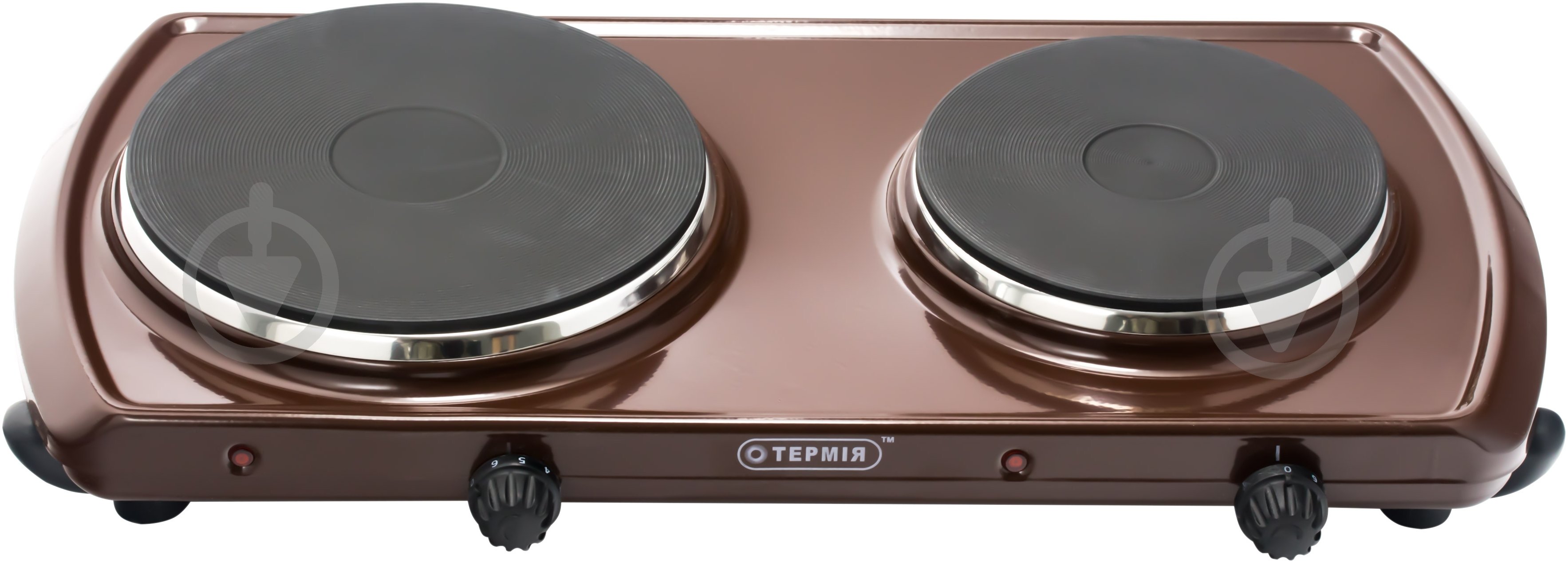 Плита электрическая настольная Термія ЕПЧ 2-2 коричневая - фото 2 Плита электрическая настольная Термія ЕПЧ 2-2 коричневая - фото 2
