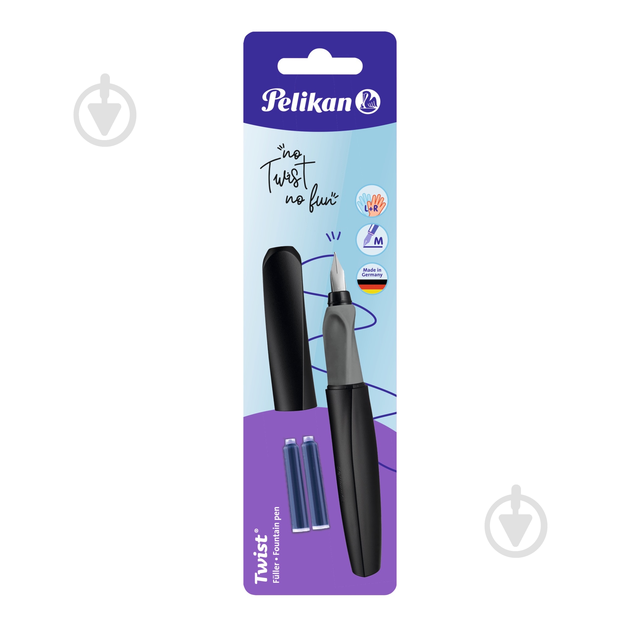 Ручка перьевая Pelikan Twist Black 946814 - фото 3