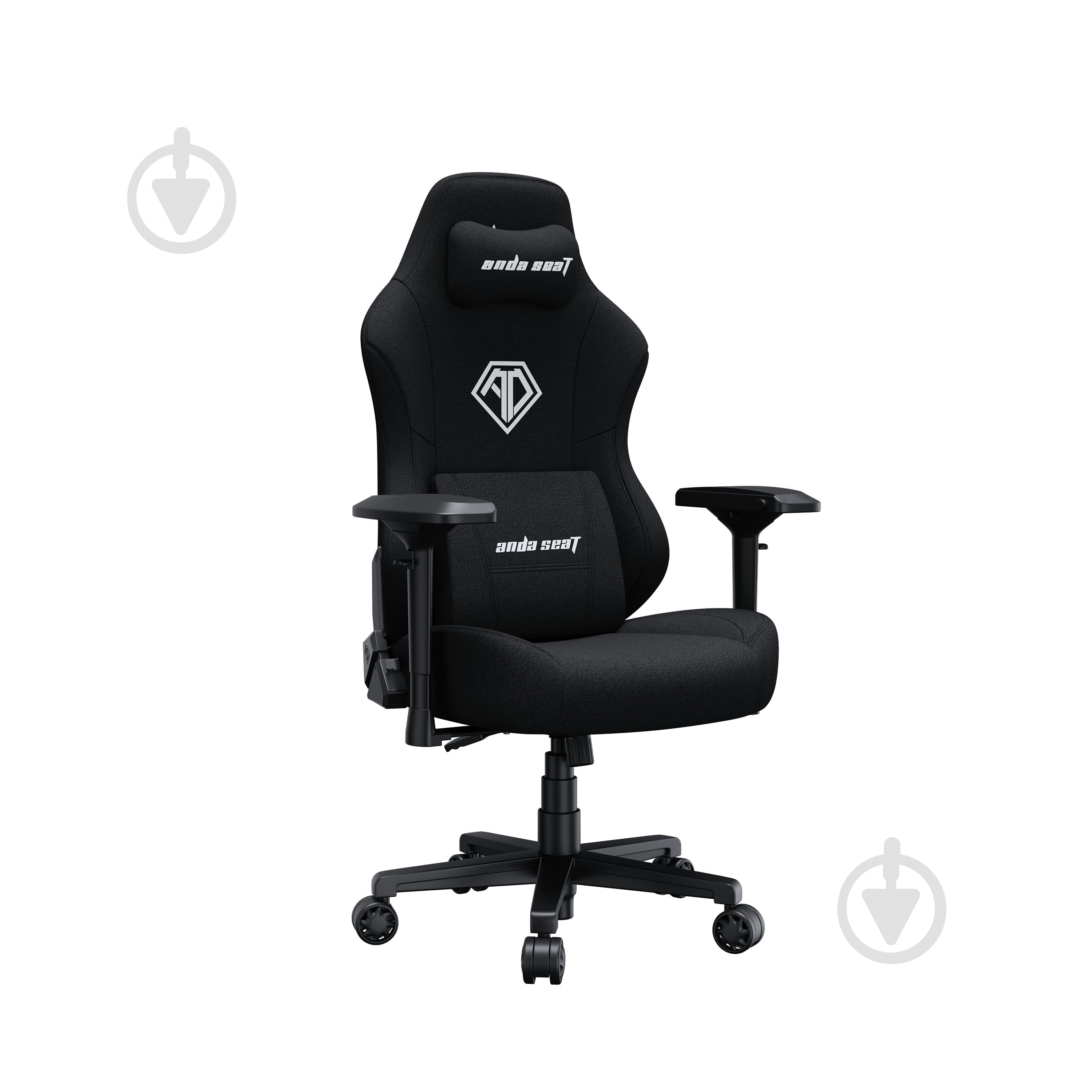 Крісло ігрове Anda Seat Phantom 3 Pro Size L Black Fabric чорний - фото 1 Крісло ігрове Anda Seat Phantom 3 Pro Size L Black Fabric чорний - фото 1