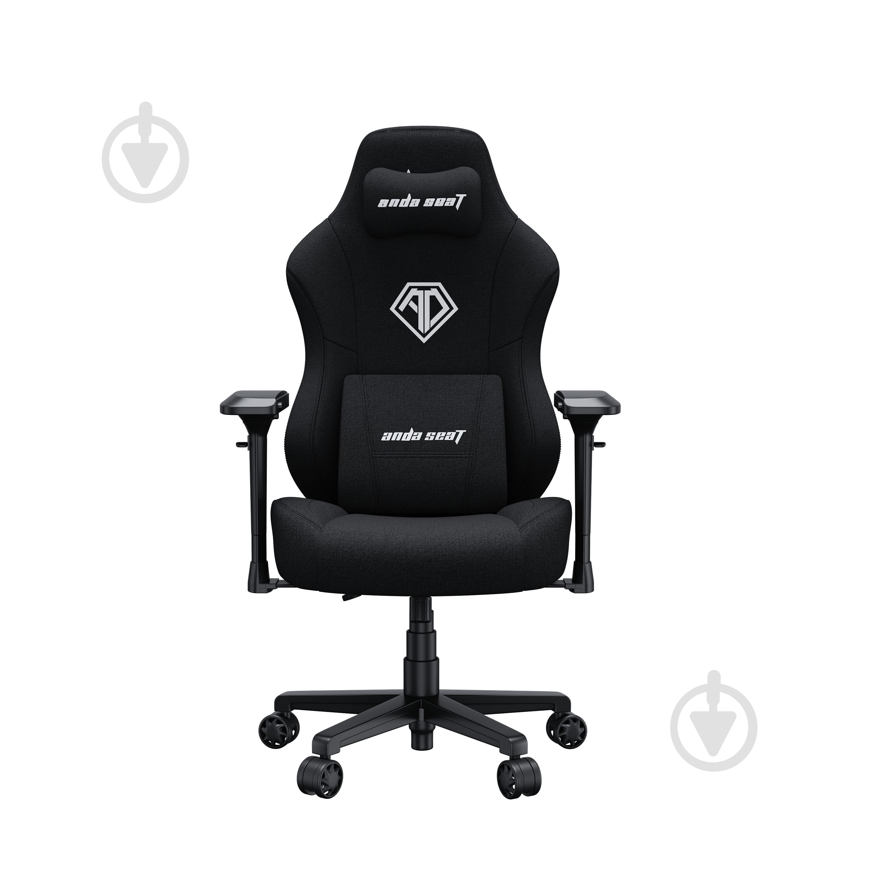 Крісло ігрове Anda Seat Phantom 3 Pro Size L Black Fabric чорний - фото 4 Крісло ігрове Anda Seat Phantom 3 Pro Size L Black Fabric чорний - фото 4