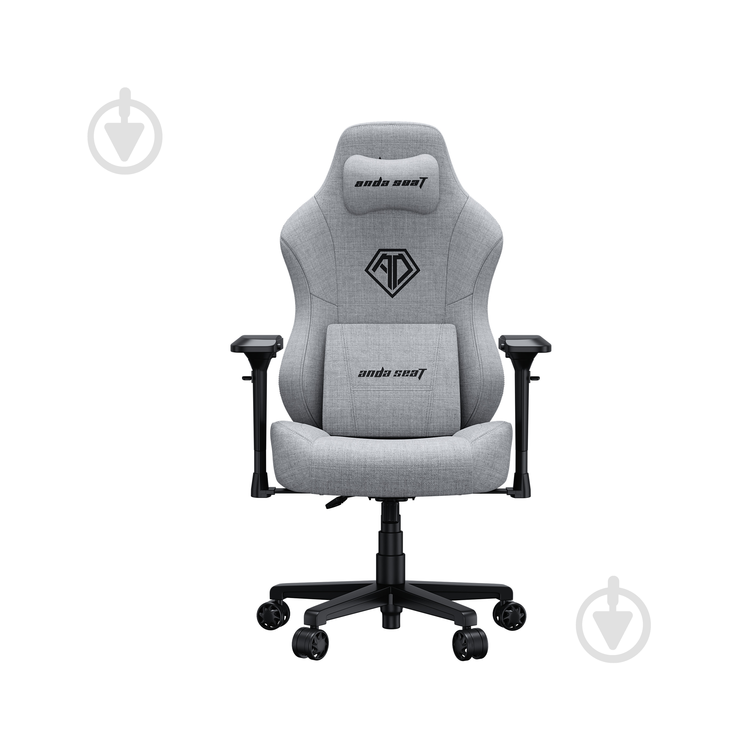 Крісло ігрове Anda Seat Phantom 3 Pro Size L Grey Fabric сірий - фото 3
