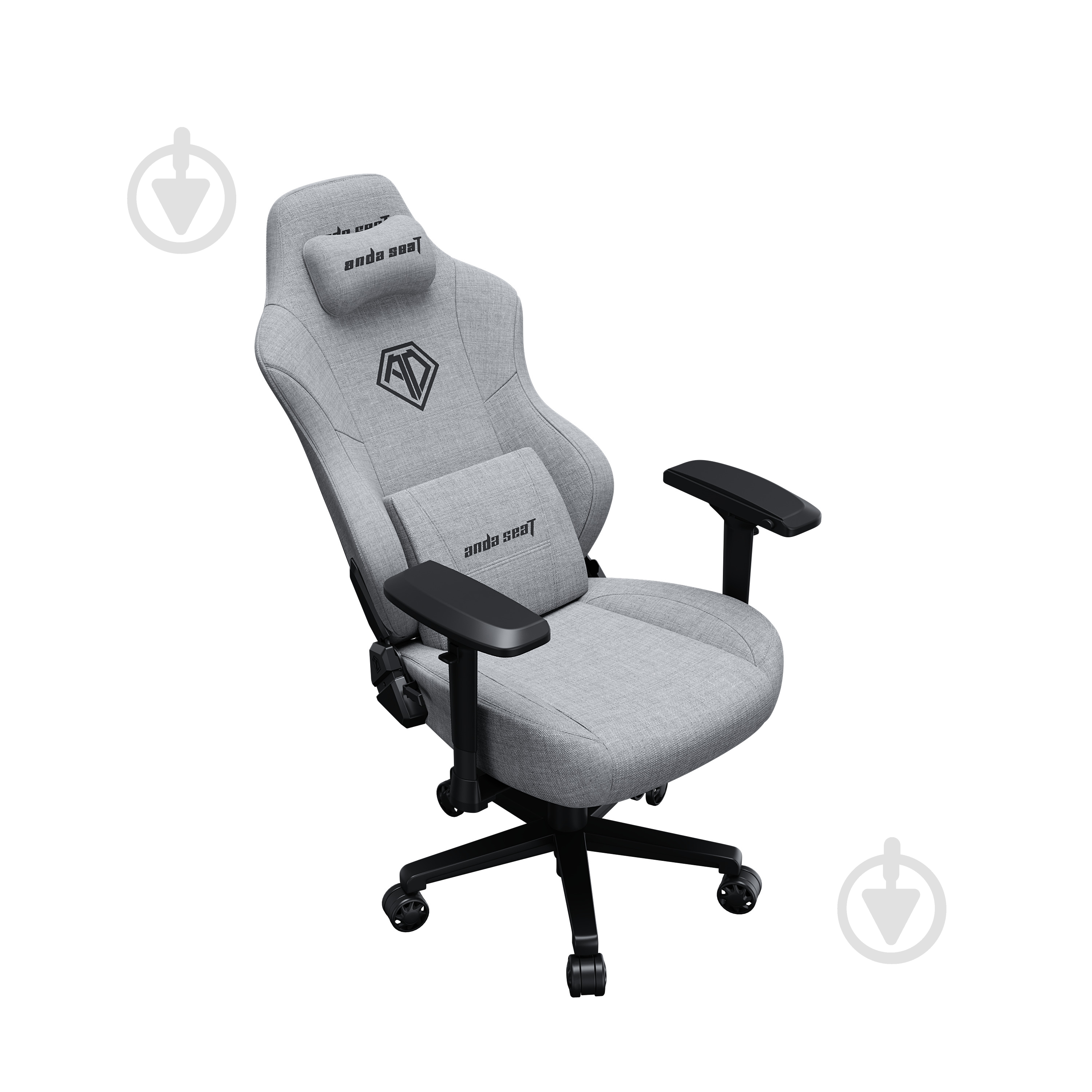 Крісло ігрове Anda Seat Phantom 3 Pro Size L Grey Fabric сірий - фото 2