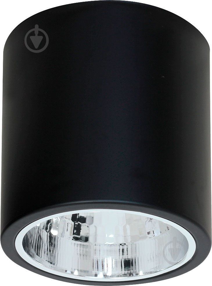 Светильник точечный Luminex Downlight round 60 Вт E27 черный 7243 - фото 1 Светильник точечный Luminex Downlight round 60 Вт E27 черный 7243 - фото 1