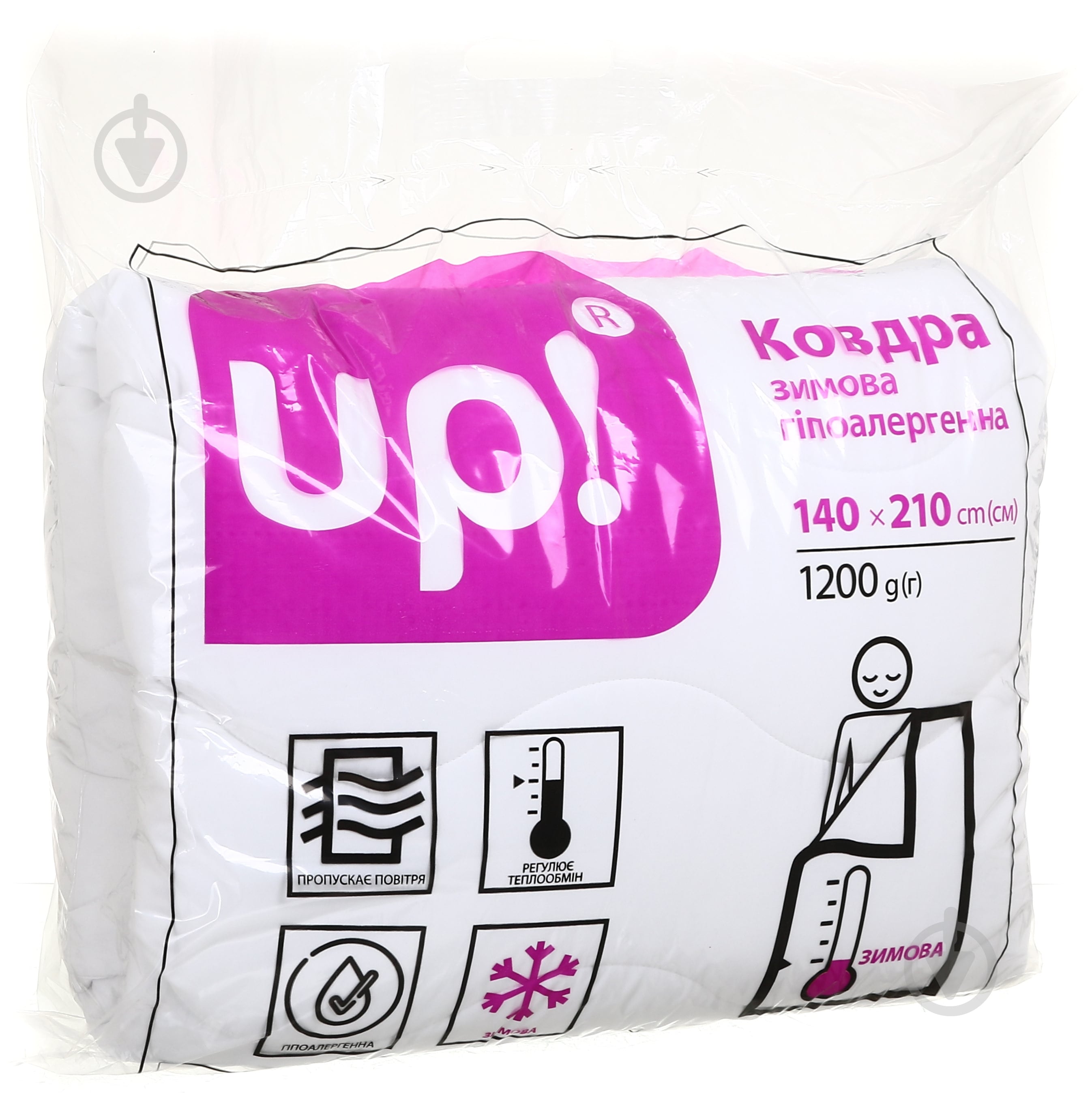 Одеяло 145x210 см UP! (Underprice) белый - фото 6