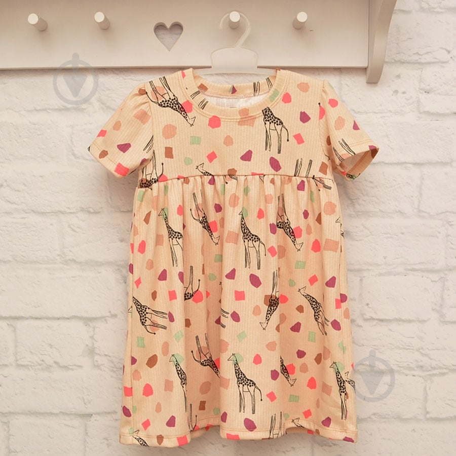 Платье Blanka Сафари р.92-98 бежевый 110252 - фото 1