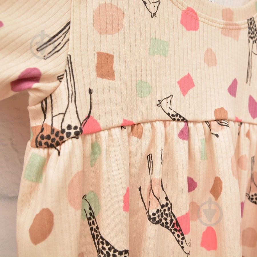 Платье Blanka Сафари р.92-98 бежевый 110252 - фото 2