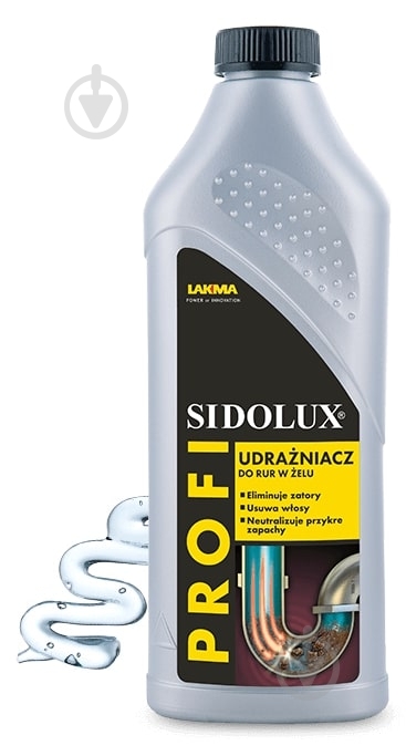 Гель для чистки труб SIDOLUX PROFI 1 л - фото 1