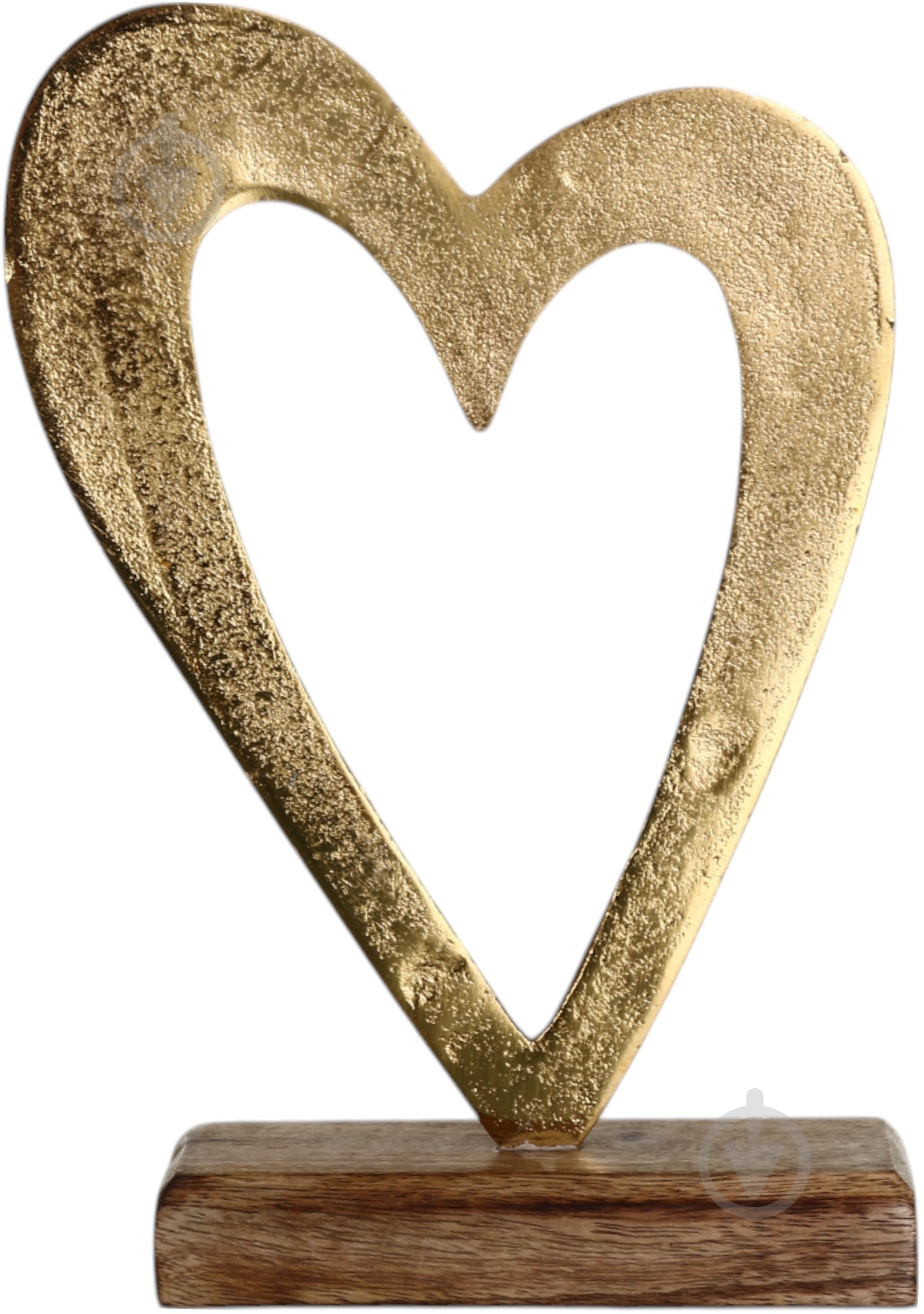 Статуетка Inari Heart 22х14,5х5 см золотий - фото 3 Статуетка Inari Heart 22х14,5х5 см золотий - фото 3