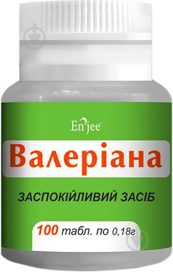 Валеріана по 180 мг №100 флакон таблетки - фото 1 Валеріана по 180 мг №100 флакон таблетки - фото 1
