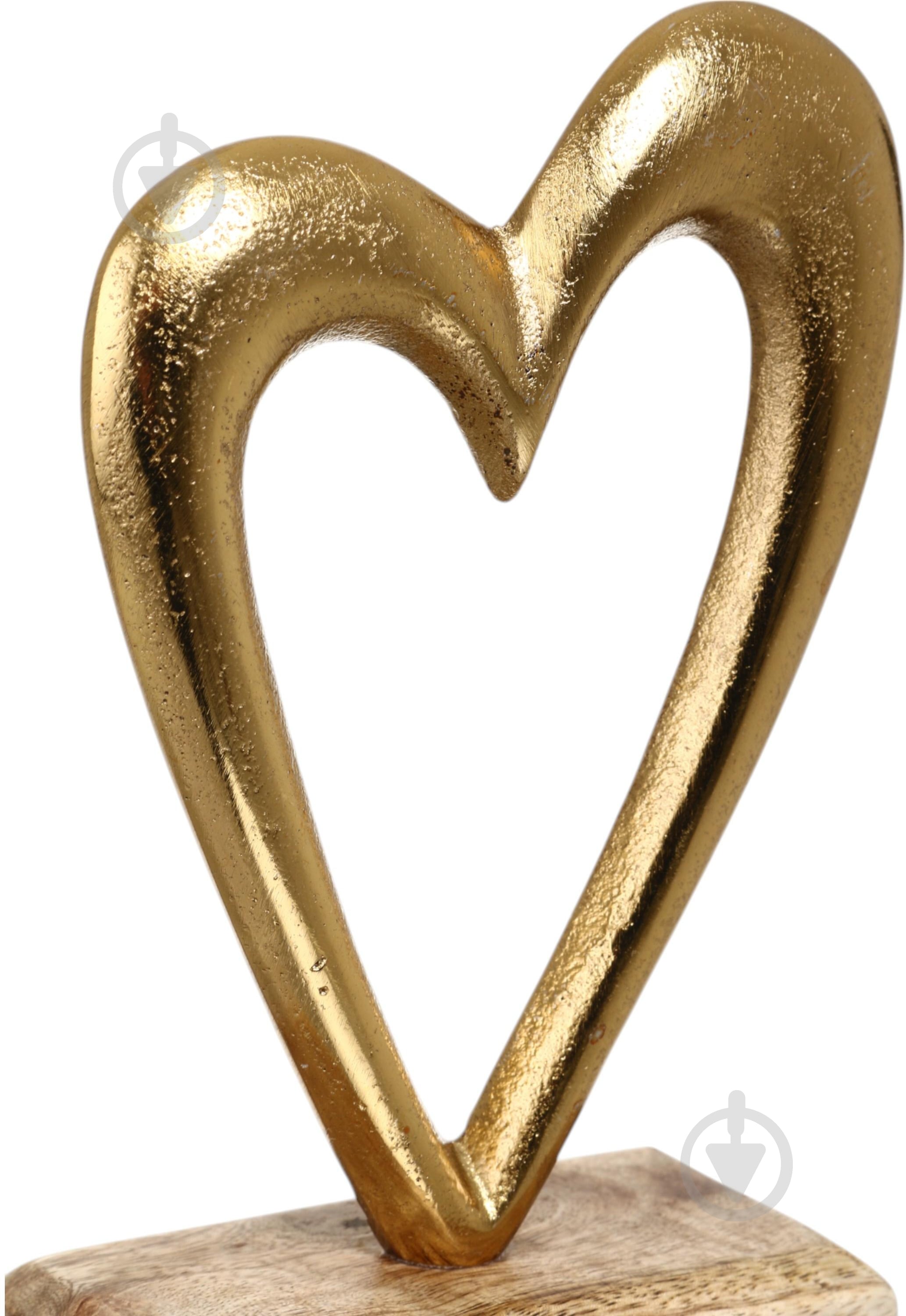 Статуэтка Inari Heart 17х10,5х5 см золотой - фото 3