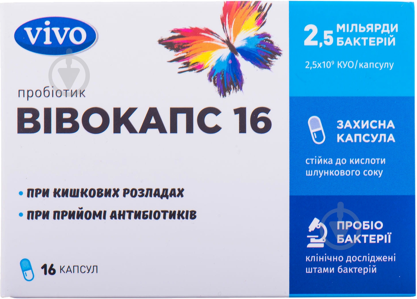 Вивокапс 16 №16 (8х2) киш./розч капсулы - фото 1 Вивокапс 16 №16 (8х2) киш./розч капсулы - фото 1
