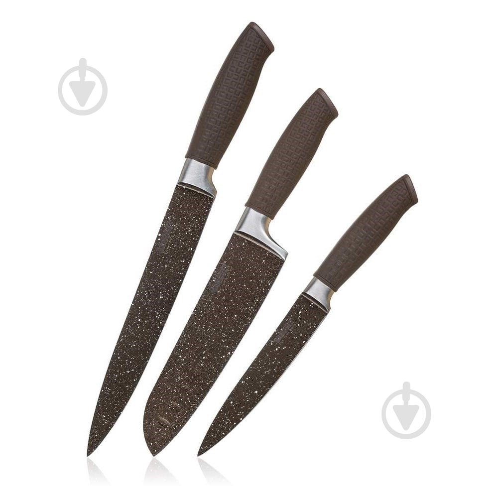 Набор ножей Banquet 3 шт. Premium dark brown - фото 1