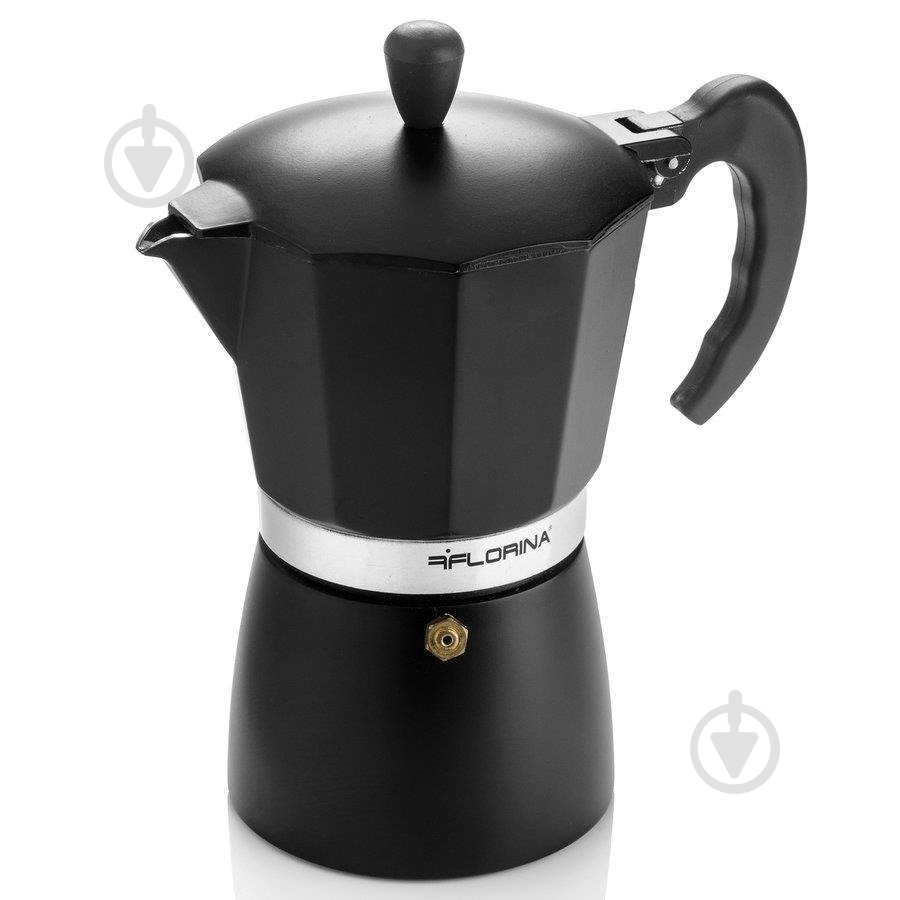 Кофеварка гейзерная Florina Macchiato Черный - фото 2 Кофеварка гейзерная Florina Macchiato Черный - фото 2