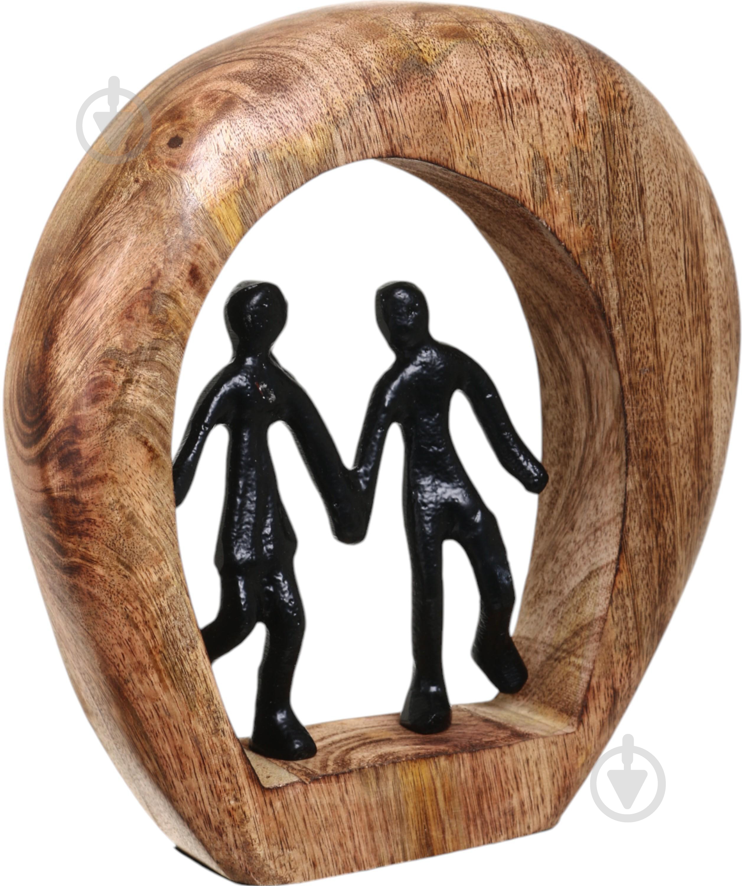 Статуетка Inari Couple 20х19х3,5 см срібний - фото 2 Статуетка Inari Couple 20х19х3,5 см срібний - фото 2