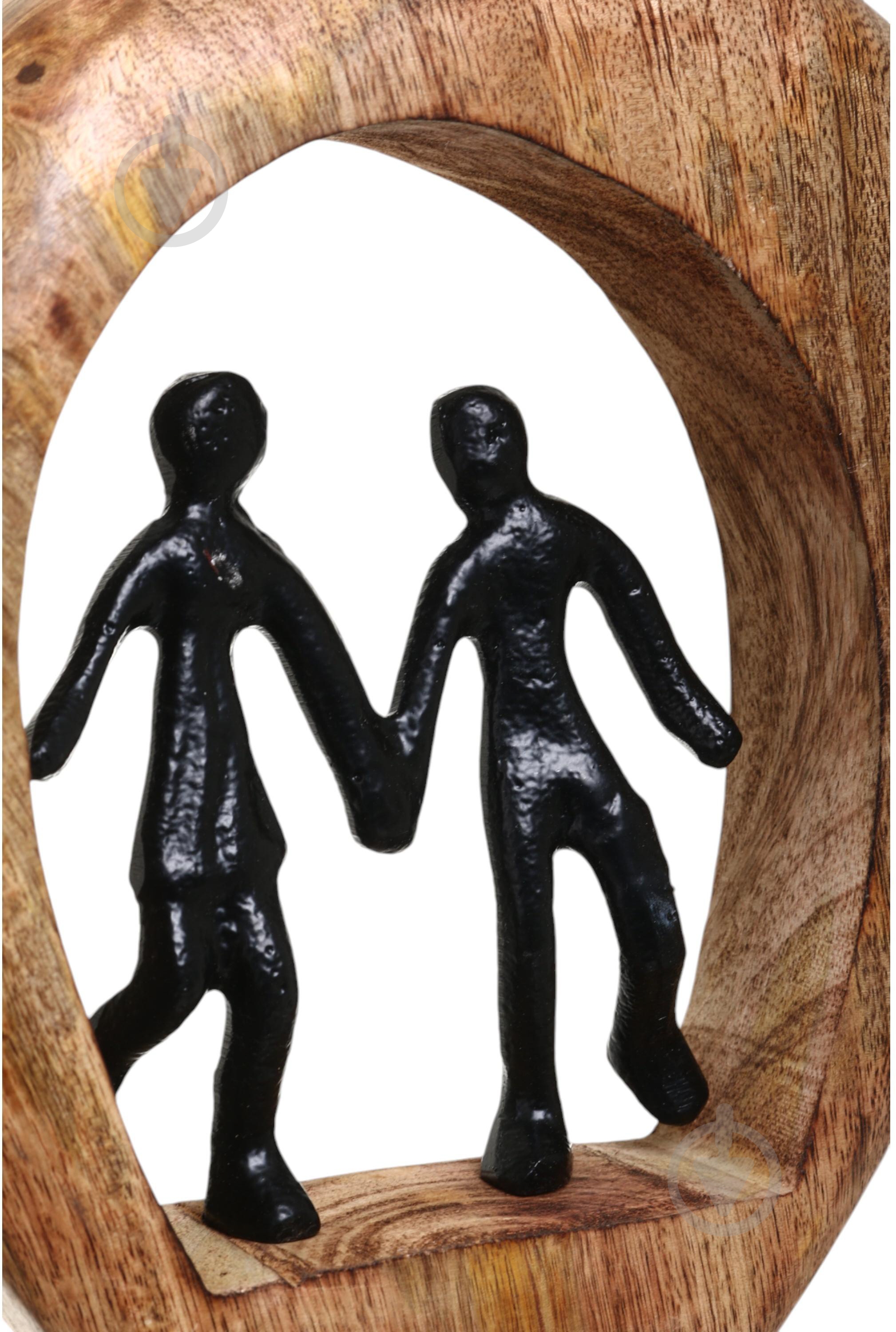 Статуетка Inari Couple 20х19х3,5 см срібний - фото 3 Статуетка Inari Couple 20х19х3,5 см срібний - фото 3